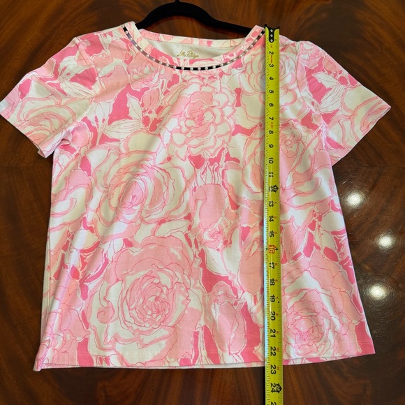 Lilly Pulitzer Clairmont Pearl Knit Top - Confetti Pink Rosanna